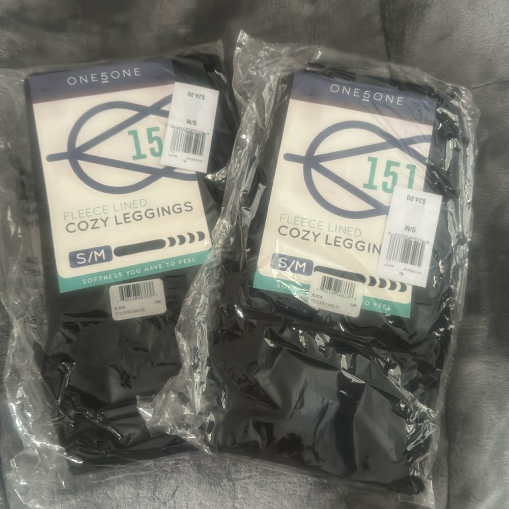 NWT fleece lined leggings